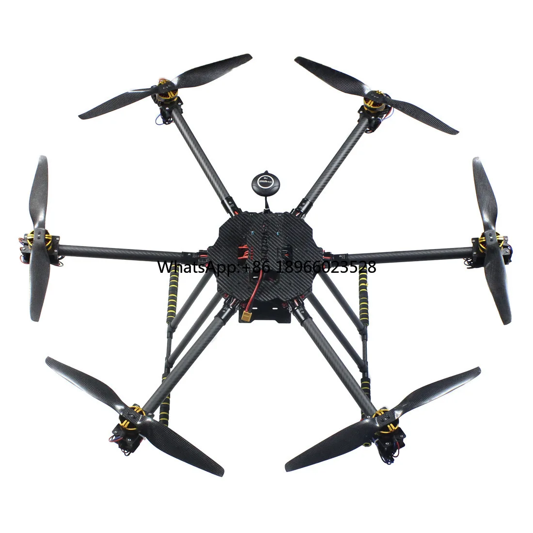 

T850 Hexacopter FPV Aerial Photography Drone with AT10 Remote Control, Gimbal, and APM Flight Controller uav drone