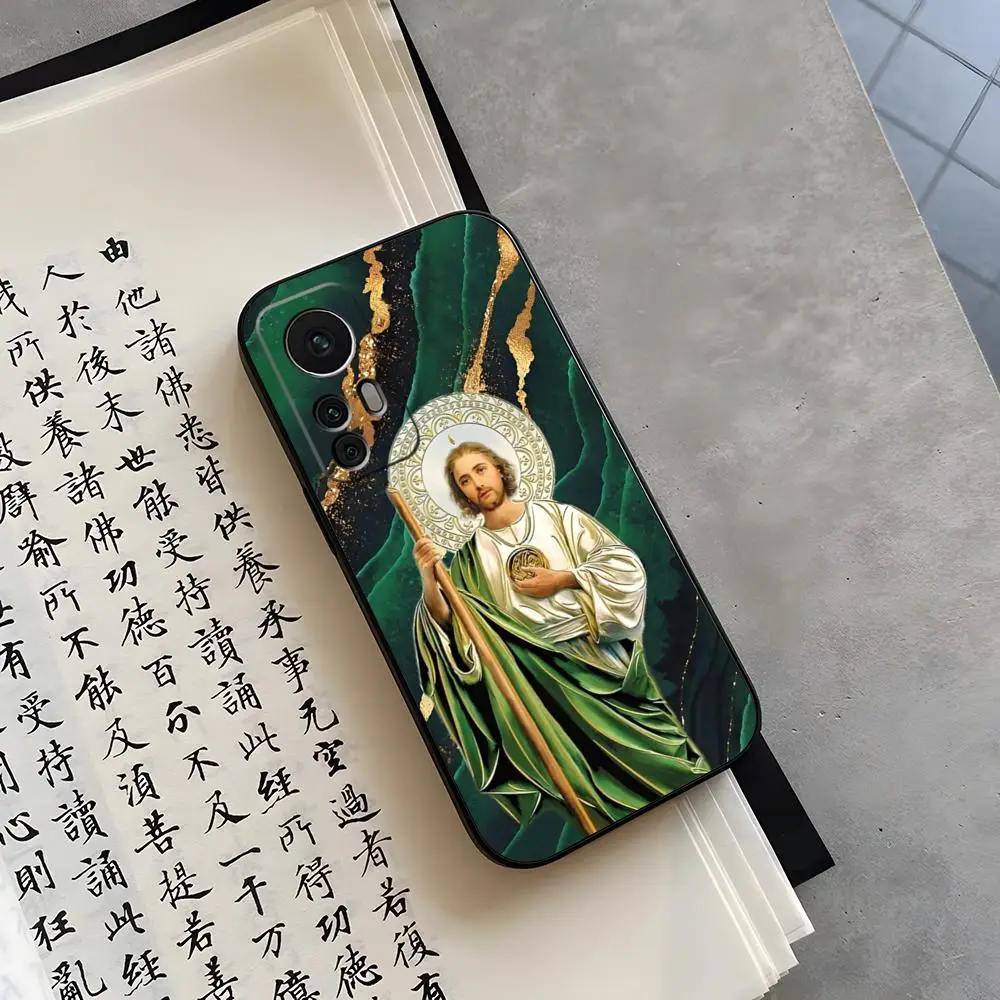 

San J-Judas Tadeo Phone Case Funda for Xiaomi 14 11T 13 12 Lite Ultra Redmi Note 13 10 Pro POCO F4 F5 X5 Pro Coque