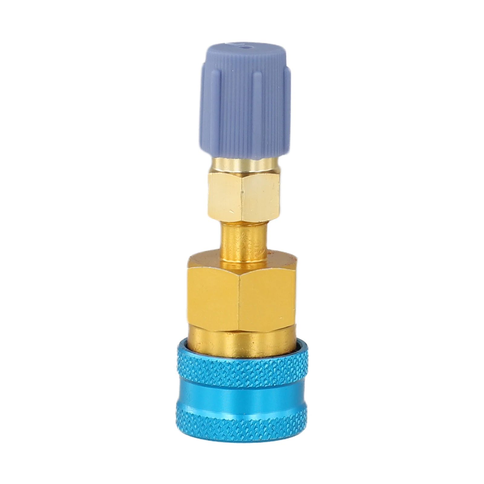 Car AC Hose Connector To R134A Low Pressure Quick Coupler For Air Conditioning Charging Kit Aluminum Brass Fitting
