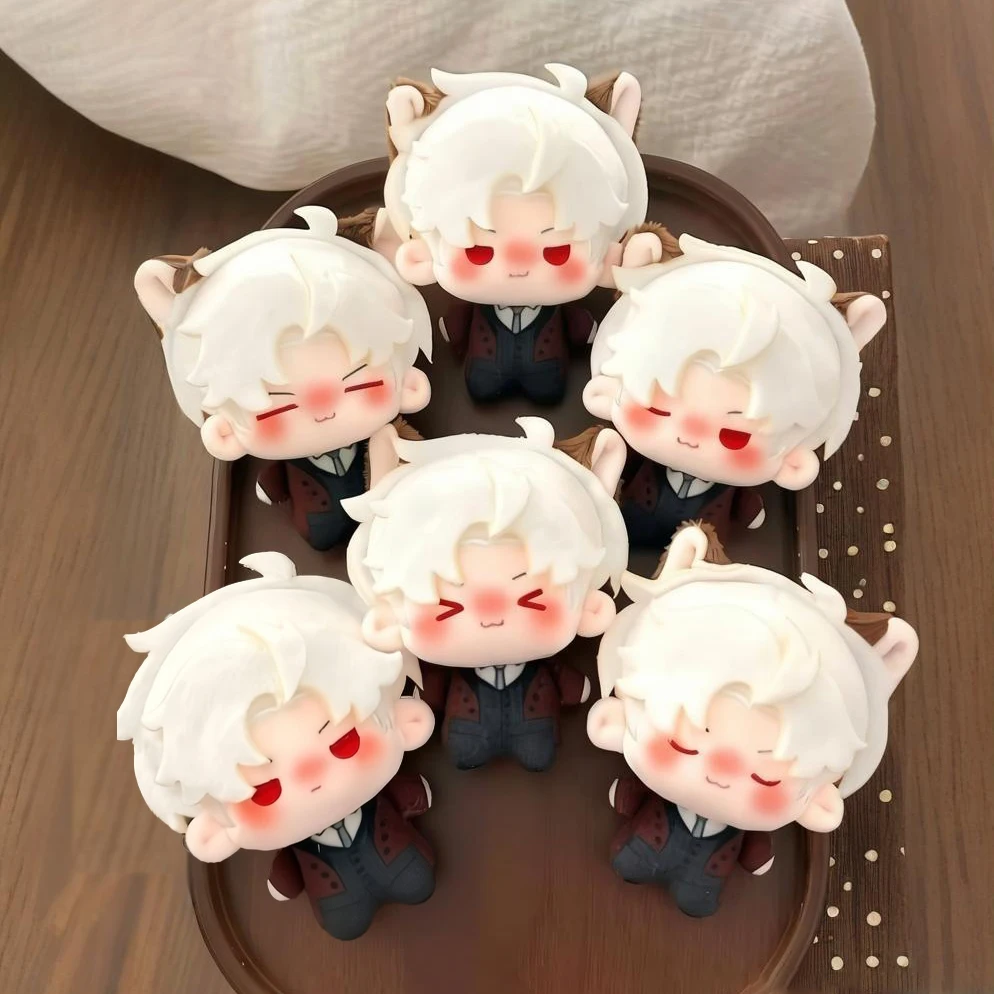 10cm Love and Deepspace Sylus Cat Ear Printed Plush Doll Game Peripheral Stuffed Toys Bag Pendant Backpack Keychain XMAS Gifts