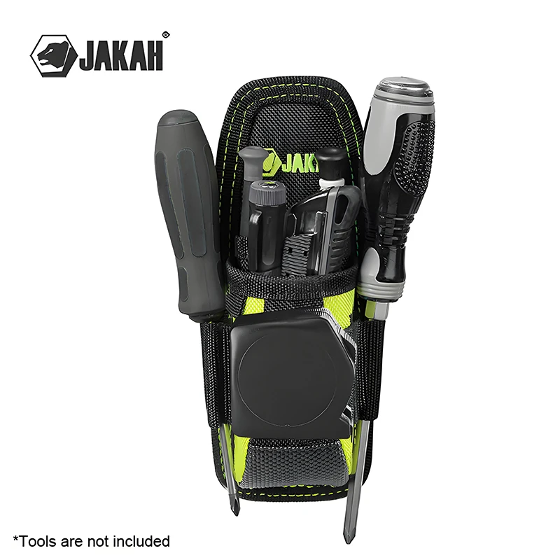 

Jakah Small Tool Holder, Min Work Organizer Tool Pouch and Knife Holder with Snap Clip Mini Electrican Tool Holder HL058