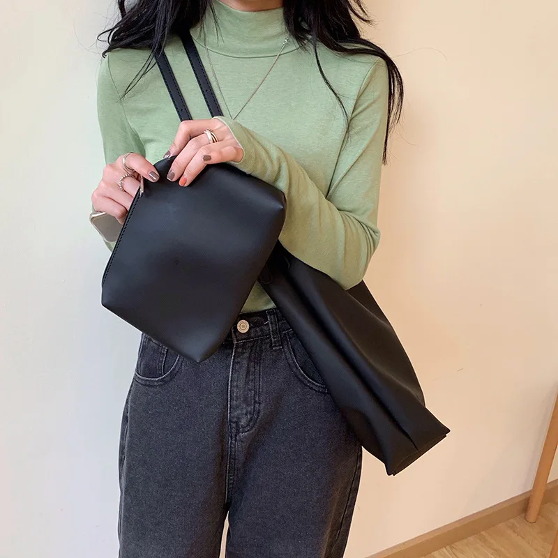 

TRSYPHXM new Big bag women's 2025 new bag Korean version women's bag shoulder bag large capacity casual tote bag