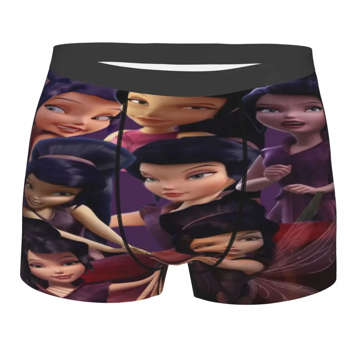 

Custom Tinker Bell And The Pirate Fairy Cartoon Underwear Men Stretch Boxer Briefs Shorts Panties Soft Underpants For Homme