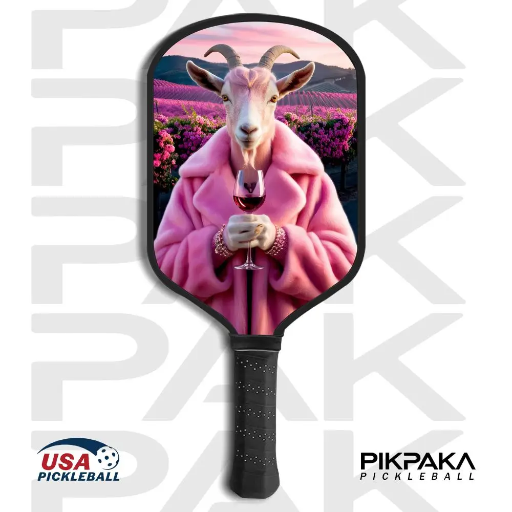 

Pickleball Paddle, одобренная USAPA T700, цельный корпус из углеродного волокна, термоформованный, сотовый сердечник мощностью 16 мм, симпатичные коры и овцы