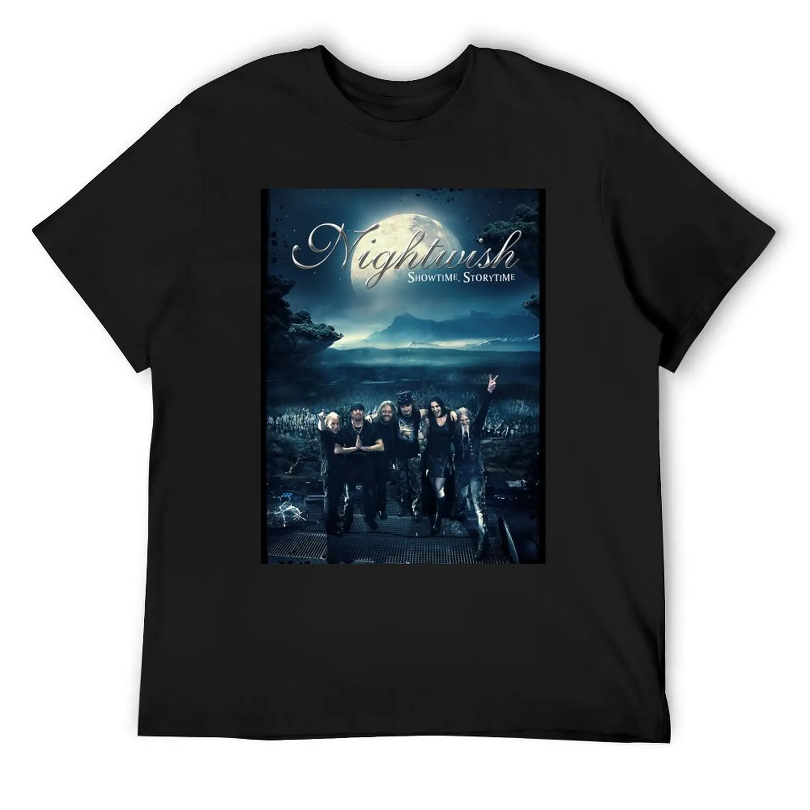 dalam diam gelap malam nightwish T-Shirt tees korean fashion blue archive Short sleeve tee outfits for men