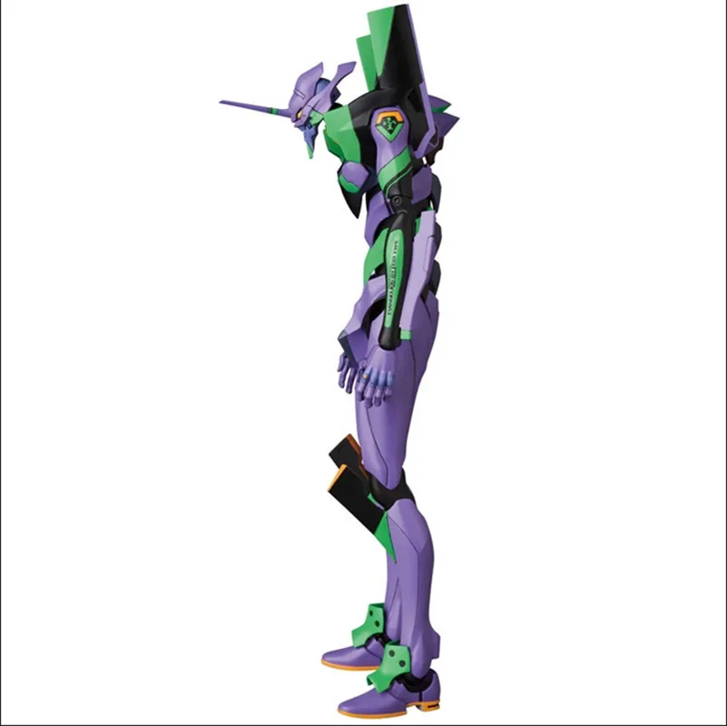 Figura de acción de Anime EVA, modelo de producción de EVANGELION-01, accesorios de montaje, modelo de juguete, colección de regalo, cuerpo púrpura, 16CM