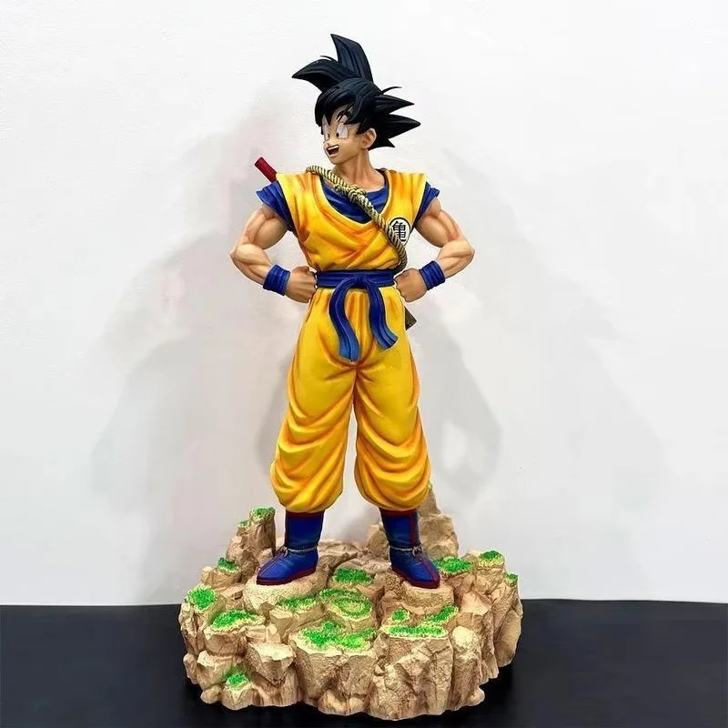 

Jt Super Saiyan Goku Action Figure 67cm Big Statue Anime Ornament Collectible Art Play Holiday Gift For Anime Fans