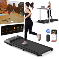 Walking Treadmill,2.5HP Motor,1-6km/h Speed, Anti-Slip Shock Absorption,Mini Treadmill for Home Office Remote Control Walkingpad