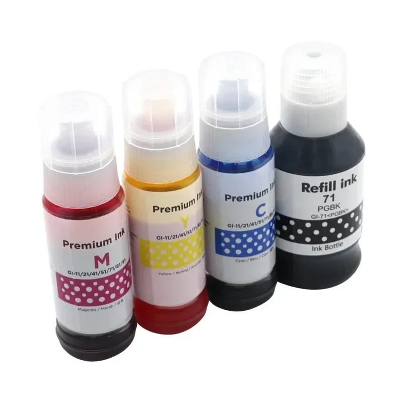 GI 11 GI11 GI-11 Compatible Refill Ink Premium Color Bulk Water Based Bottle For Canon PIXMA G1130 G2160 G3160 G3170 Printer