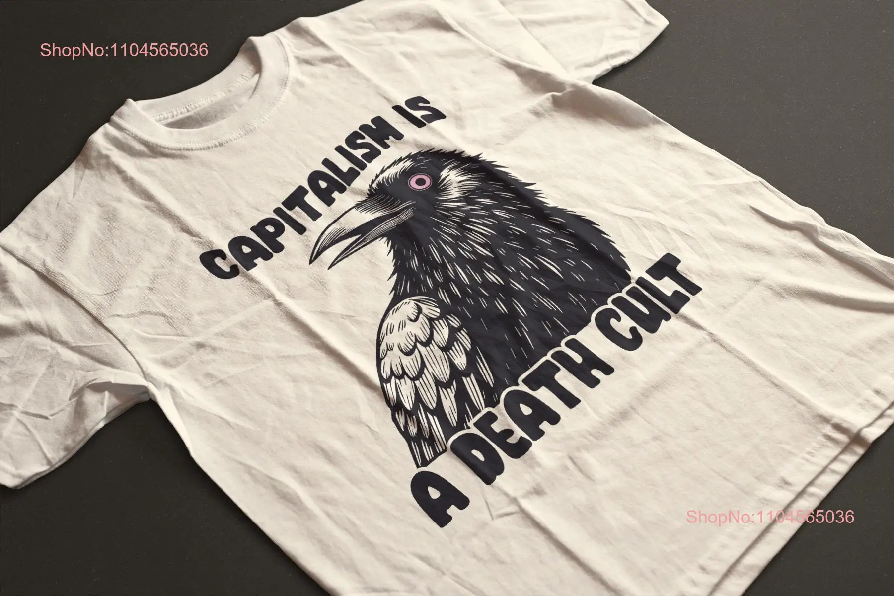 Vintage Capitalism Is A Death Cult T Shirt Anti Capitalist Activist Top Retro Political long or short sleeves