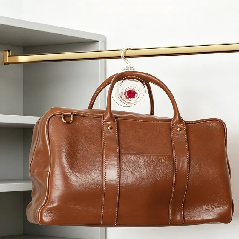 Backpack Hook Rotatable Wardrobe Hanger Built-in Removable Fragrance Box Moisture-Proof Damp-Proof Ideal for Bags Ties Scarves