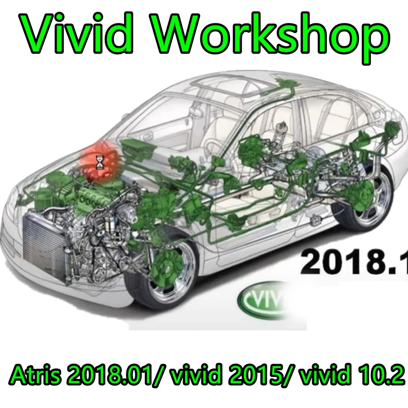 2022 Hot Automotive Vivid Workshop 2010 or DATA 2018.01 (Atris-Technik) link USB CD DVD Europe Repair Software Atris Parts