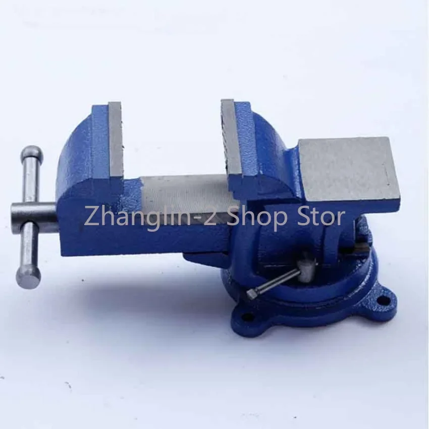 1pc Heavy Duty Bench Vise Household Vise Bench 4 Inch Small Bench Vice Clamp 360 Degree Rotation