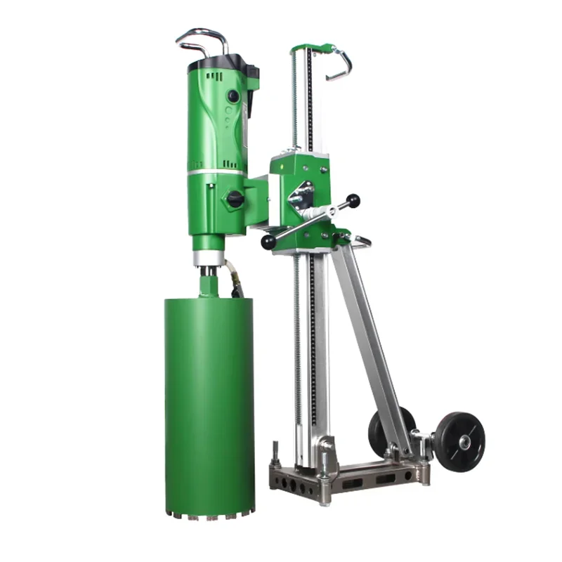 BYCON 502mm Concrete Cutting Machine Vertical Diamond Core Drill With Water Seal Clutch Unvariable Speed DMP-500