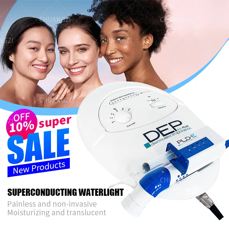 Whitening Import Water Injection Skin Electroporation DEP Beauty Machine Wrinkle Remove For Salon Home Appliances