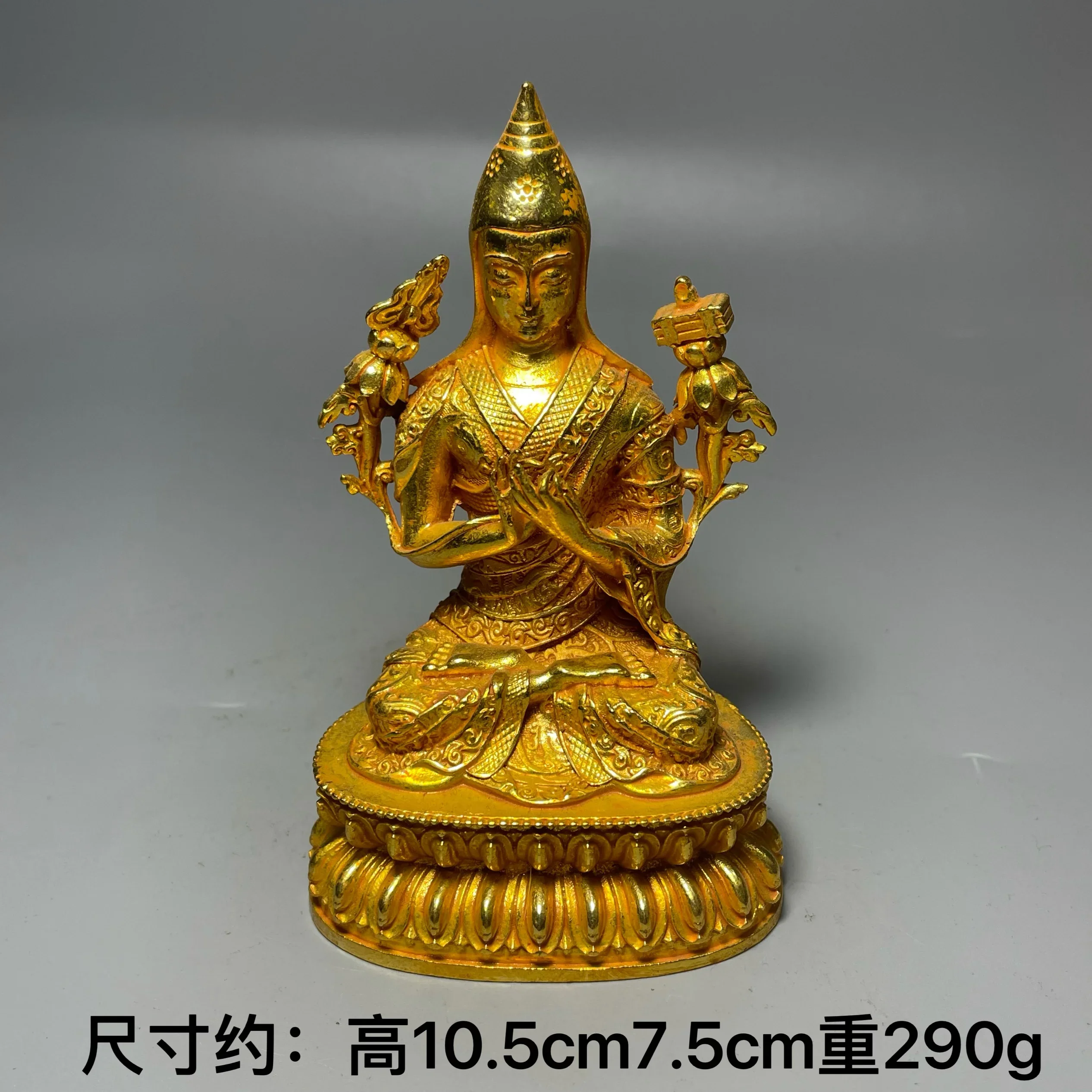 

Antique Collection Tantra Tibetan Biography Tibetan Buddha Gilt Sect Kaba Das Buddha Statue Home Buddha Hall Decoration Golden G