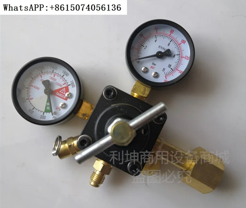 CO2 and carbon dioxide gas cylinder high-pressure gauge and pressure gauge accessories