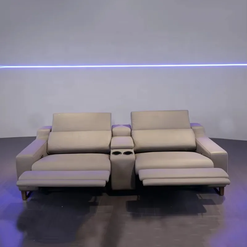 

Раскладной двухместный диван-трансформер из натуральной кожи для гостиной, недорогие кресла для отдыха, диваны