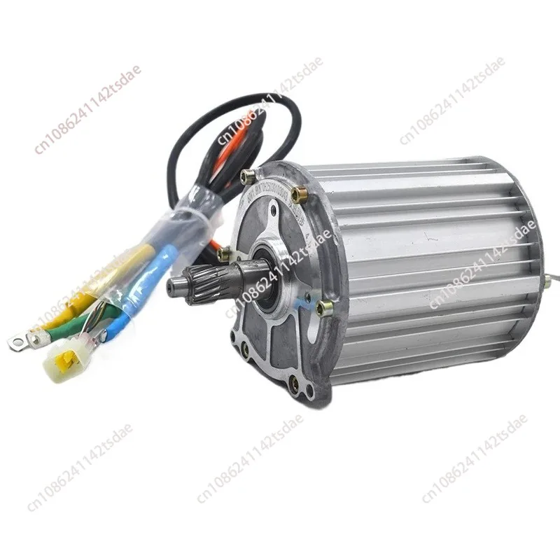 60V 72V 2000W‑2500W Pure Copper Brushless DC Differential Motor for Electric Tricycle