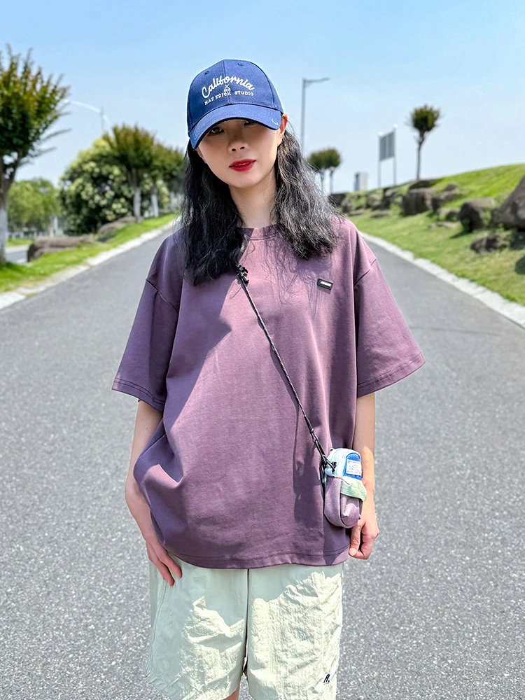 

Женская футболка в стиле ретро American Color ort Sve, свободная футболка оверсайз f Sve, летний модный брендовый уличный топ