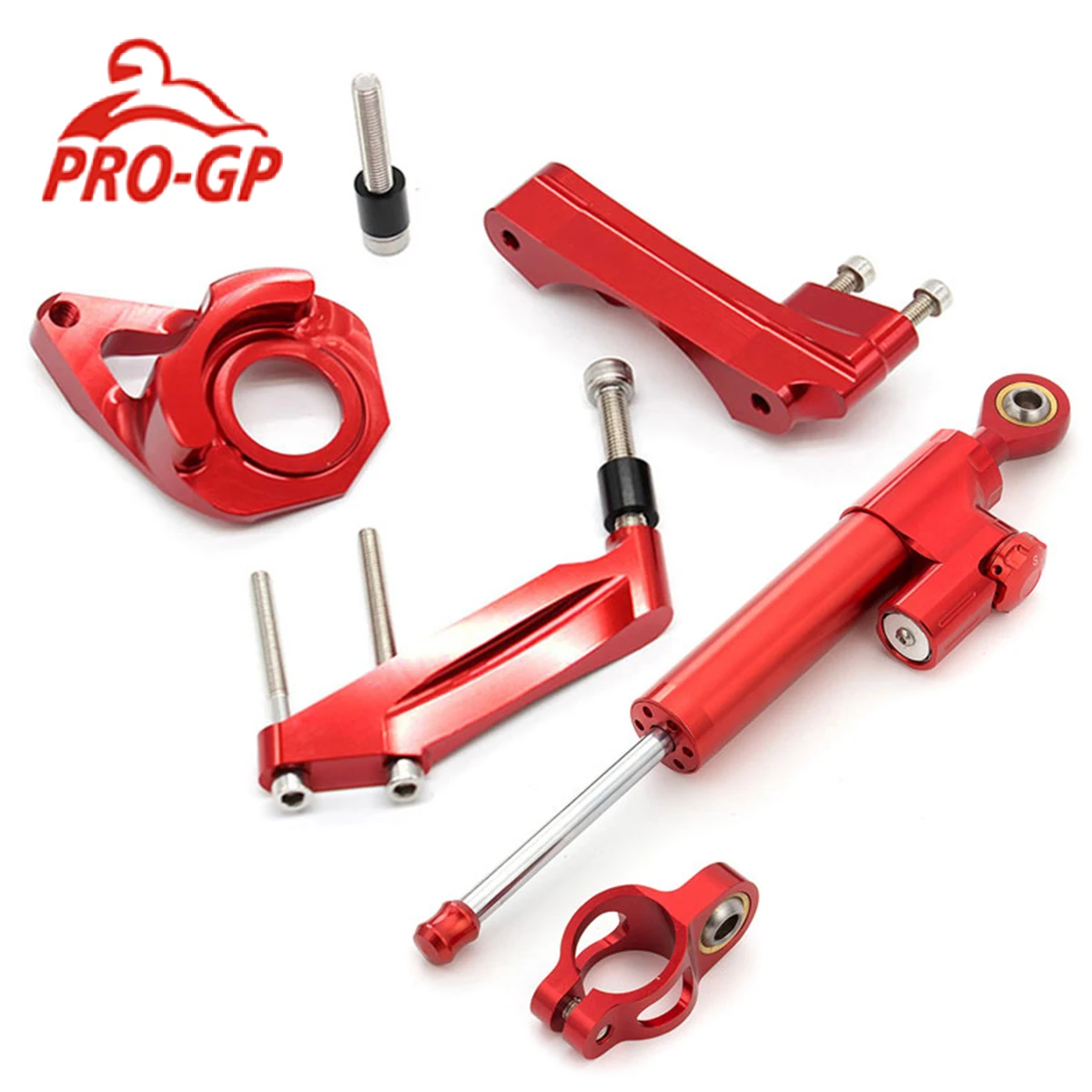 สําหรับ Suzuki GSXR600 750 K4 2001-2005 CNC อลูมิเนียมรถจักรยานยนต์ STEERING Damper Stabilizer Bracket ติดตั้งชุดสนับสนุนผู้ถือ