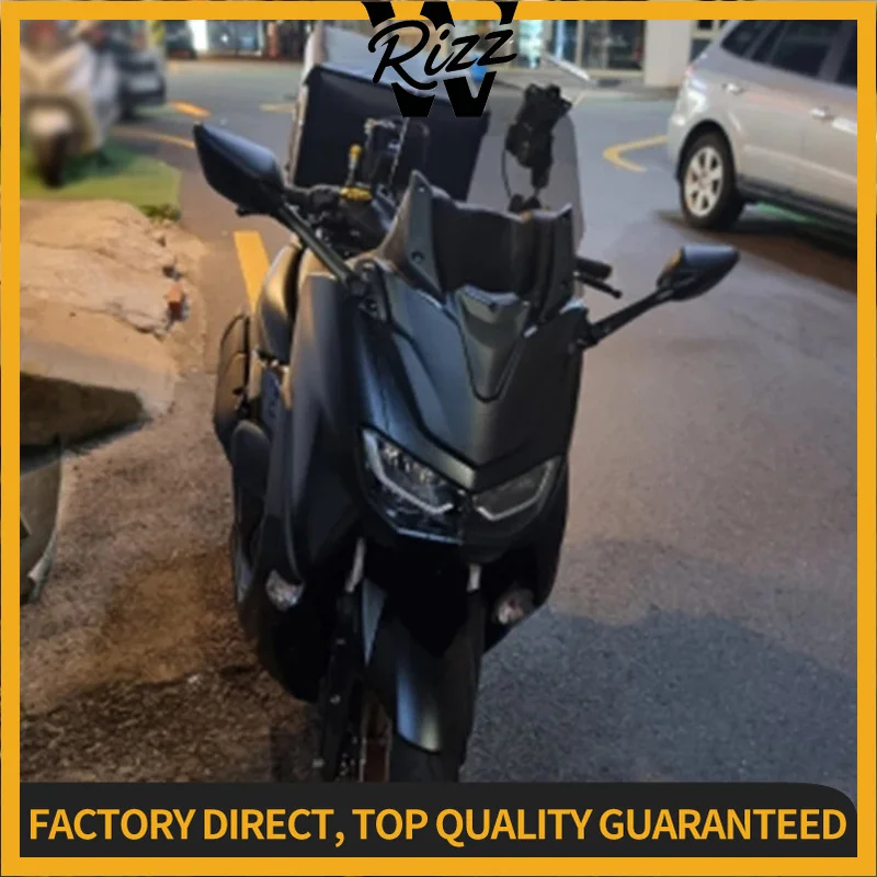 2023-2021 New NMAX125 NMAX155 Windscreen Windshield with Front Mask Panel For Yamaha NMAX 155 Motorcycle Wind Shiel Accessories