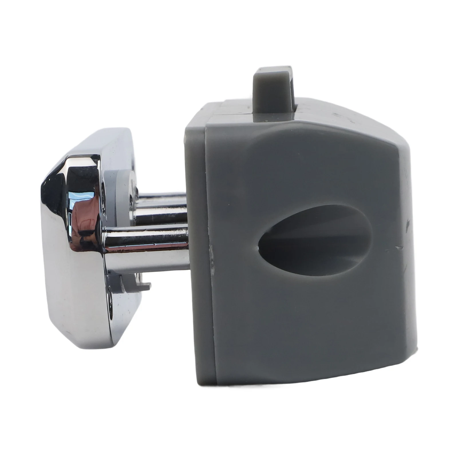 

Хромированный замок для ящика, механизм замка для дома на колесах, безопасность для путешествий, хромированный регулируемый механизм замка для ящика, механизм защелки