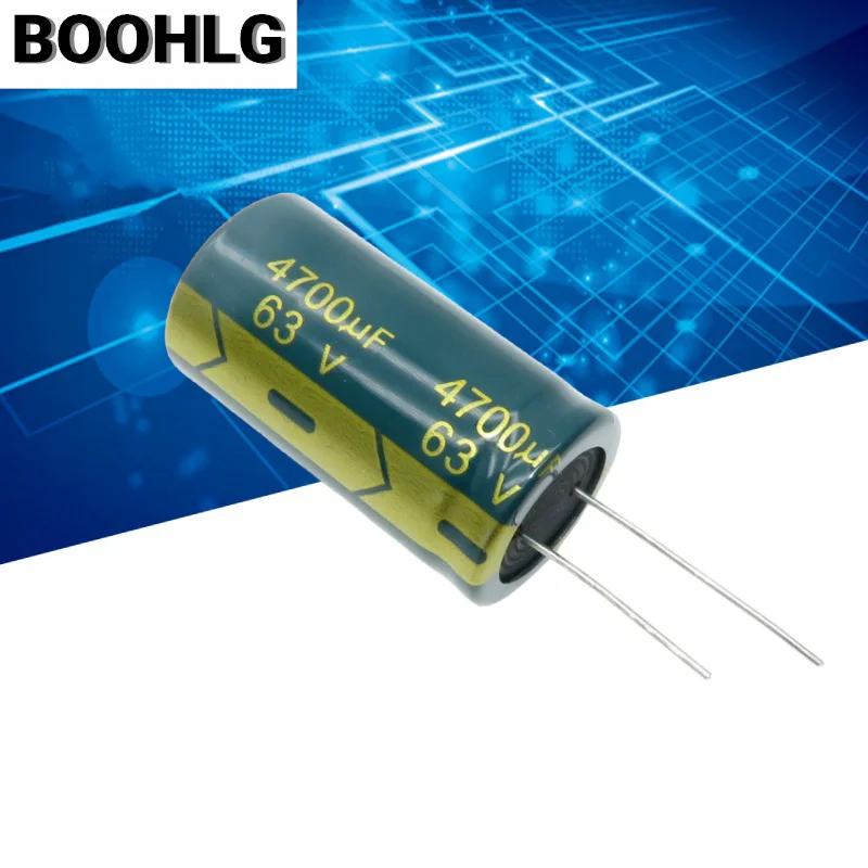 알루미늄 전해 콘덴서 10V 16V 25V 35V 50V 63V 2.2 3.3 4.7 10 22 33 47 100 220 330 470 1000 2200 3300 4700 6800 10000UF