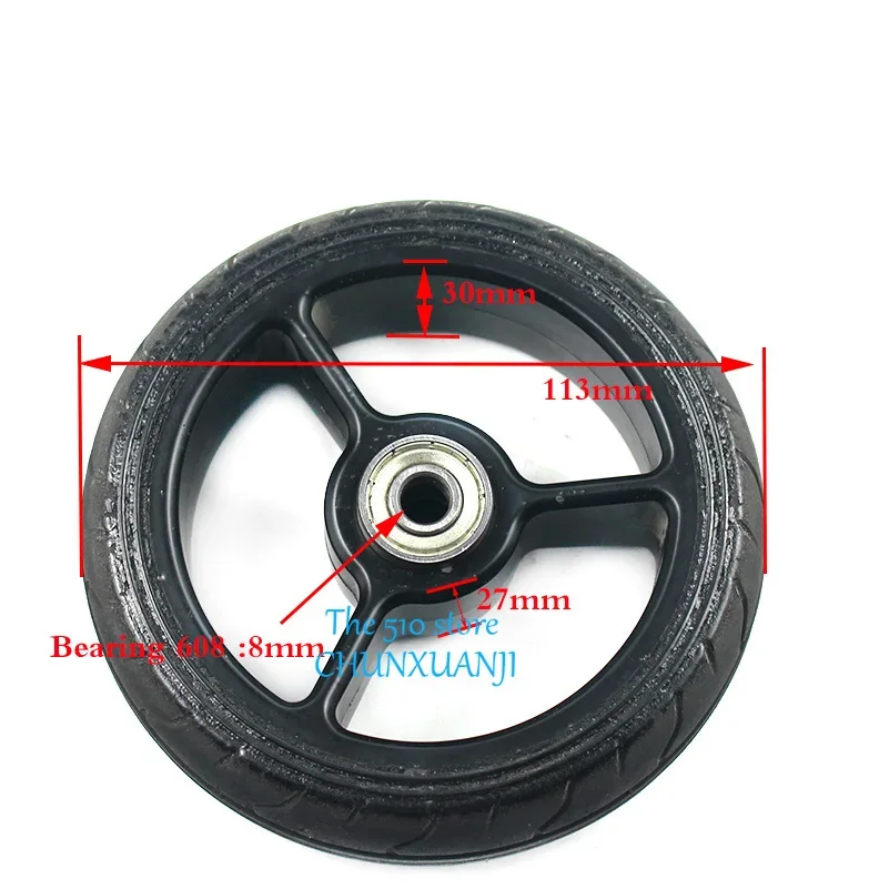 Good quality 4 inch tire for motor self balancing board scooter Motorcycle Balanced skate 2 wheel scooter's