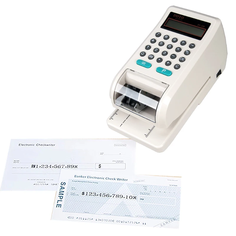 New Type Electronic Check Writer  Full Keyboard Check Printing Printer Machines Cheque Wrinter