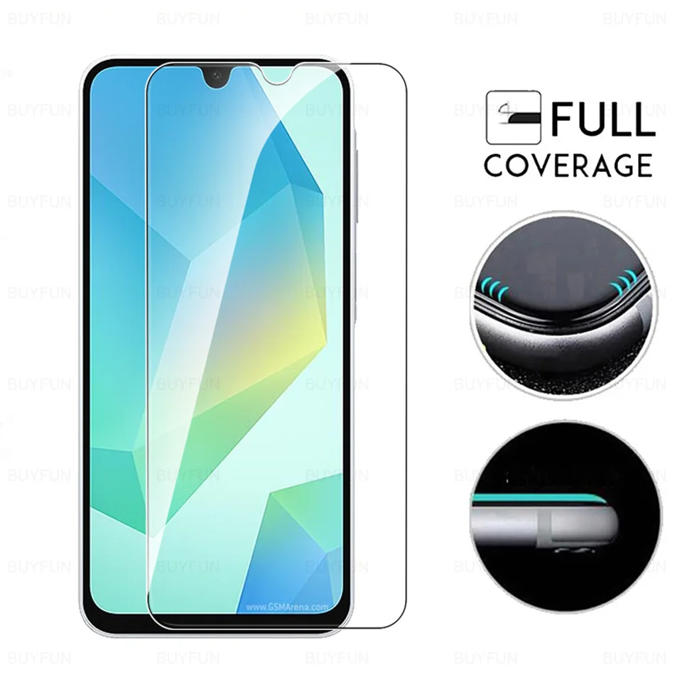 1-5 Piezas para Samsung Galaxy A16 A17 5G Vidrio Templado Compatible con Funda Anti-Rayaduras HD 9H Transparente Protector de Pantalla SamsungA16 4G 6