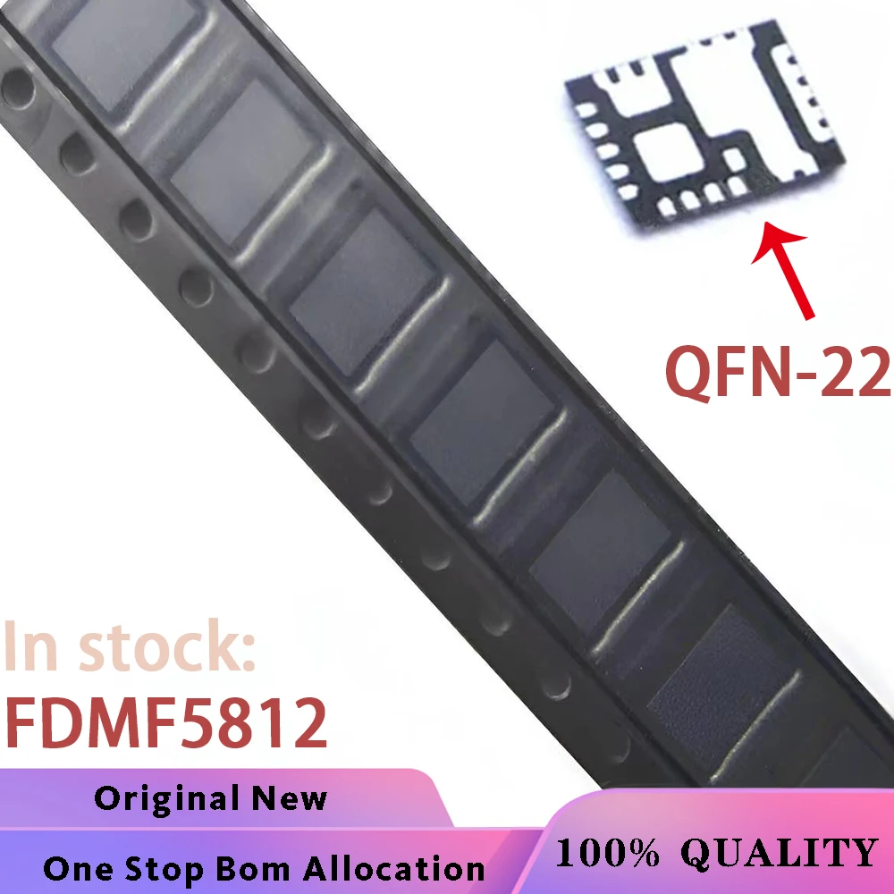 (2-5PCS) FDMF5812 FDMF 5812 QFN-22 Chipset