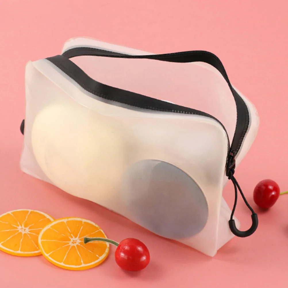 

Travel Toiletry Portable Makeup Pouch Durable Organizer Simple Storage Pouch Wash Bag for Traveling Clear Eva Wall