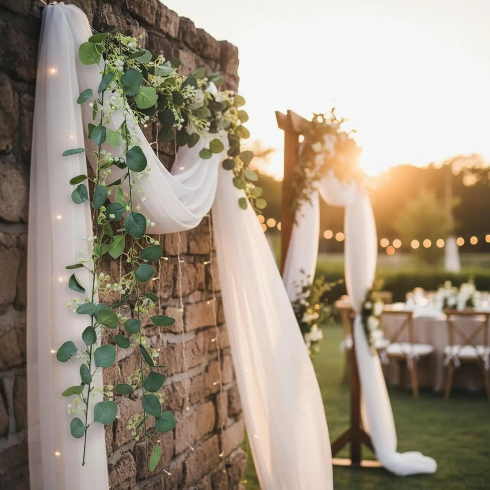 

Artificial Blossom Garland Greenery Blossom Vine Garland Hanging Flower Vine Bendable Home Decor No Maintenance for Outdoor