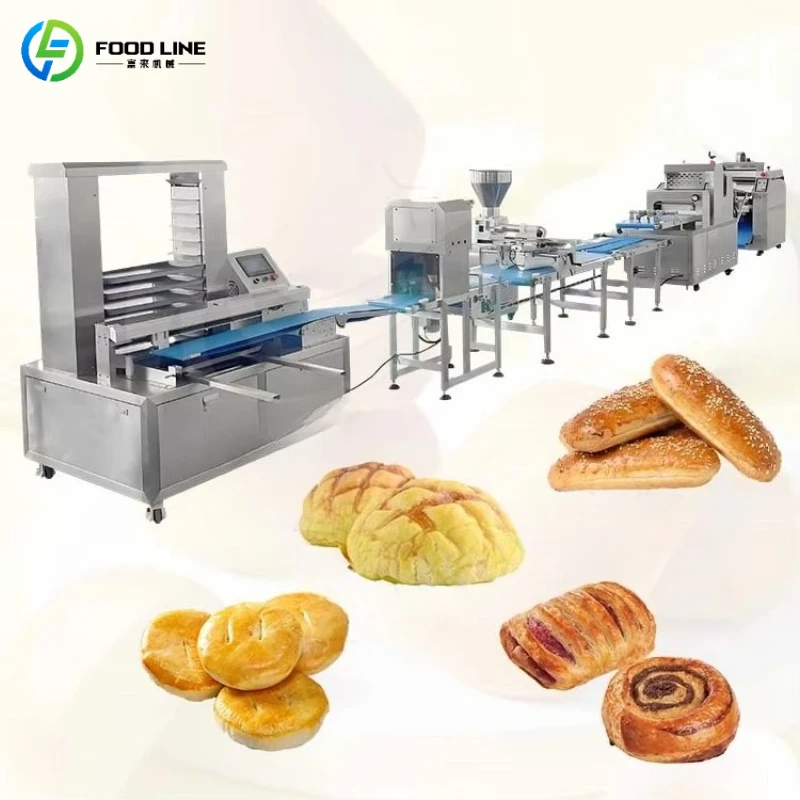 Customized High Speed Bread Production Line Automatic Bread Making Machine for Commercial Food Production