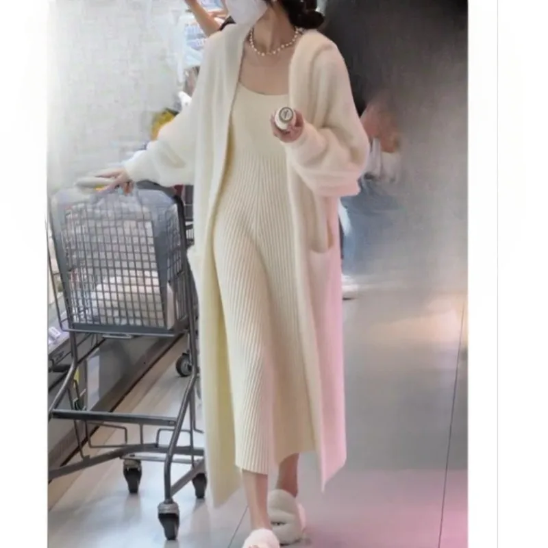 2024 Winter Bestseller Women's Long Hooded Knit Cardigan - Luxurious Cozy Loose Sweater Coat