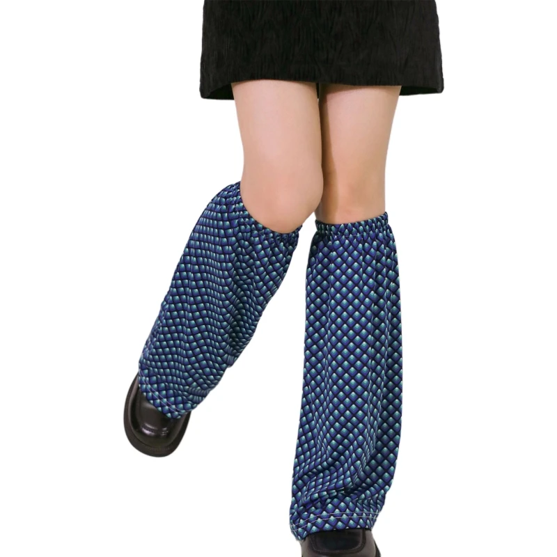 

Loose Socks Leg Warmers Goth Japanese Student Girl's Socks Bubble Slouch N7YF