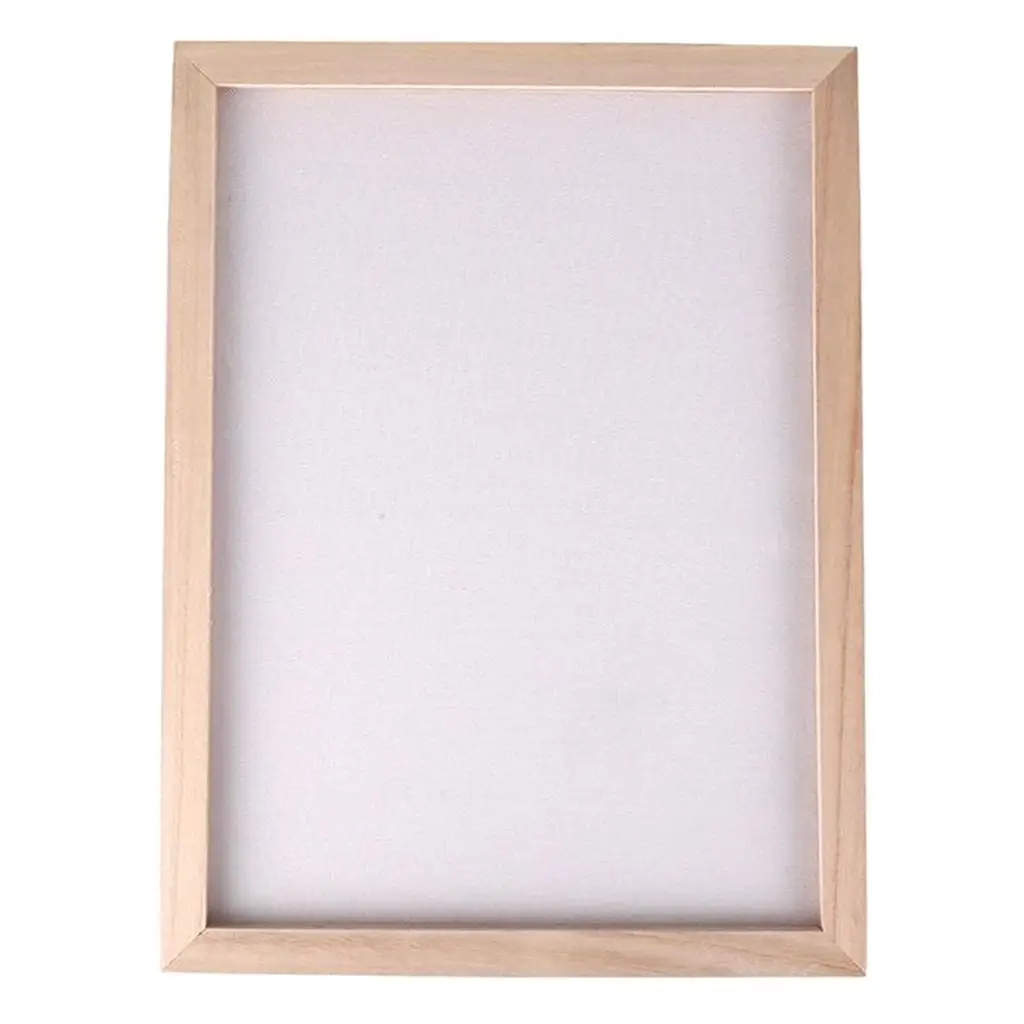 Ancient Wooden Paper Making Papermaking Mould Frame Screen Tool for Kids Adults