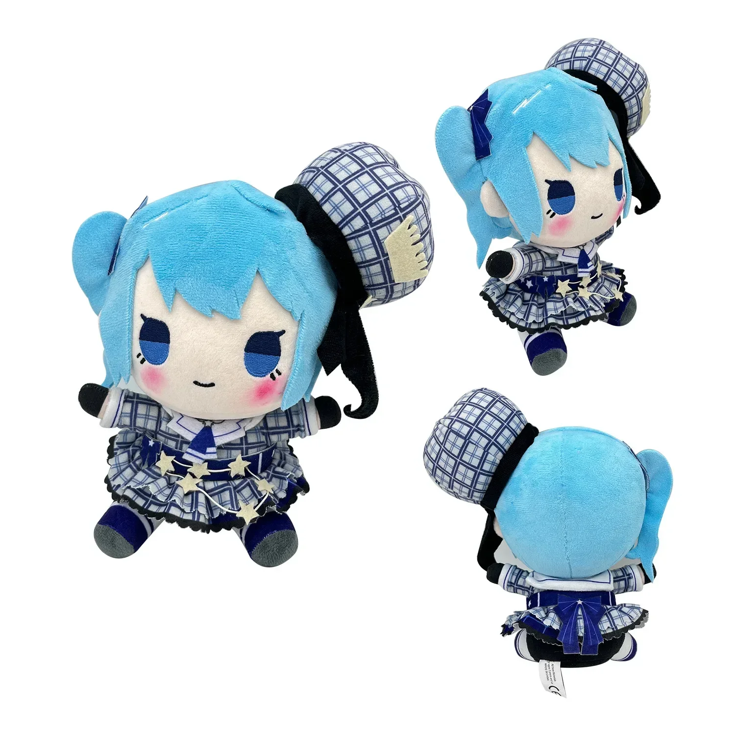 20cm Hot Anime Hololive YouTuber Hoshimachi Suisei Cosplay Cute Plush Toys Cotton Doll Plushies Pillow Gifts for Fan Friends