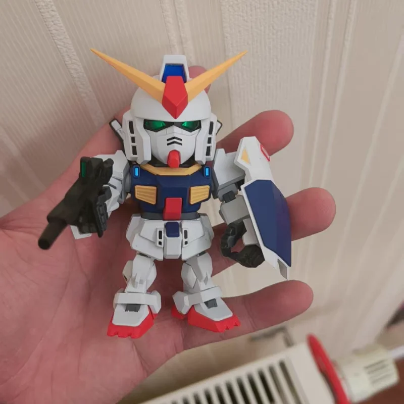 

In Stock Bandai Z Gundam Blind Box Qmsv Mini Izgundam Gundam Series Figurine Collectible Model Desktop Ornament Birthday Gifts