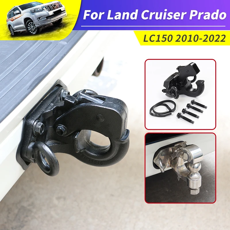 

For Toyota Land Cruiser Prado 150 Lc150 Fj150 2003-2022 Accessories, Rescue Hook, Outdoor Trailer, Towing Recreational Vehicle