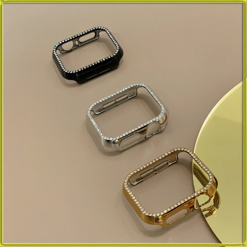 

Совершенно новый защитный чехол для часов Apple Watch, однооборотный защитный чехол с блестками, защитный чехол с гальваническим покрытием