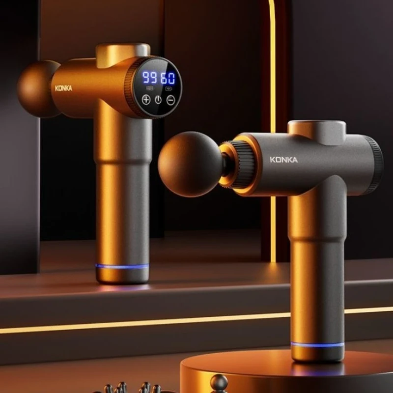 

KONKA Fascia Gun для взрослых, быстрая зарядка, светодиодный умный экран, 99 уровней скорости, высокое качество, малошумный массажный молоток для расслабления мышц