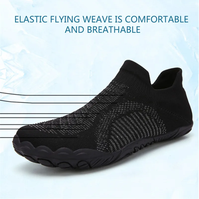 New Couple Barefoot Aqua Shoes Seaside Quick Dry Breathable Wading Outdoor Water Sport Soft Comfortable Sneakers Size 35-46 images - 6