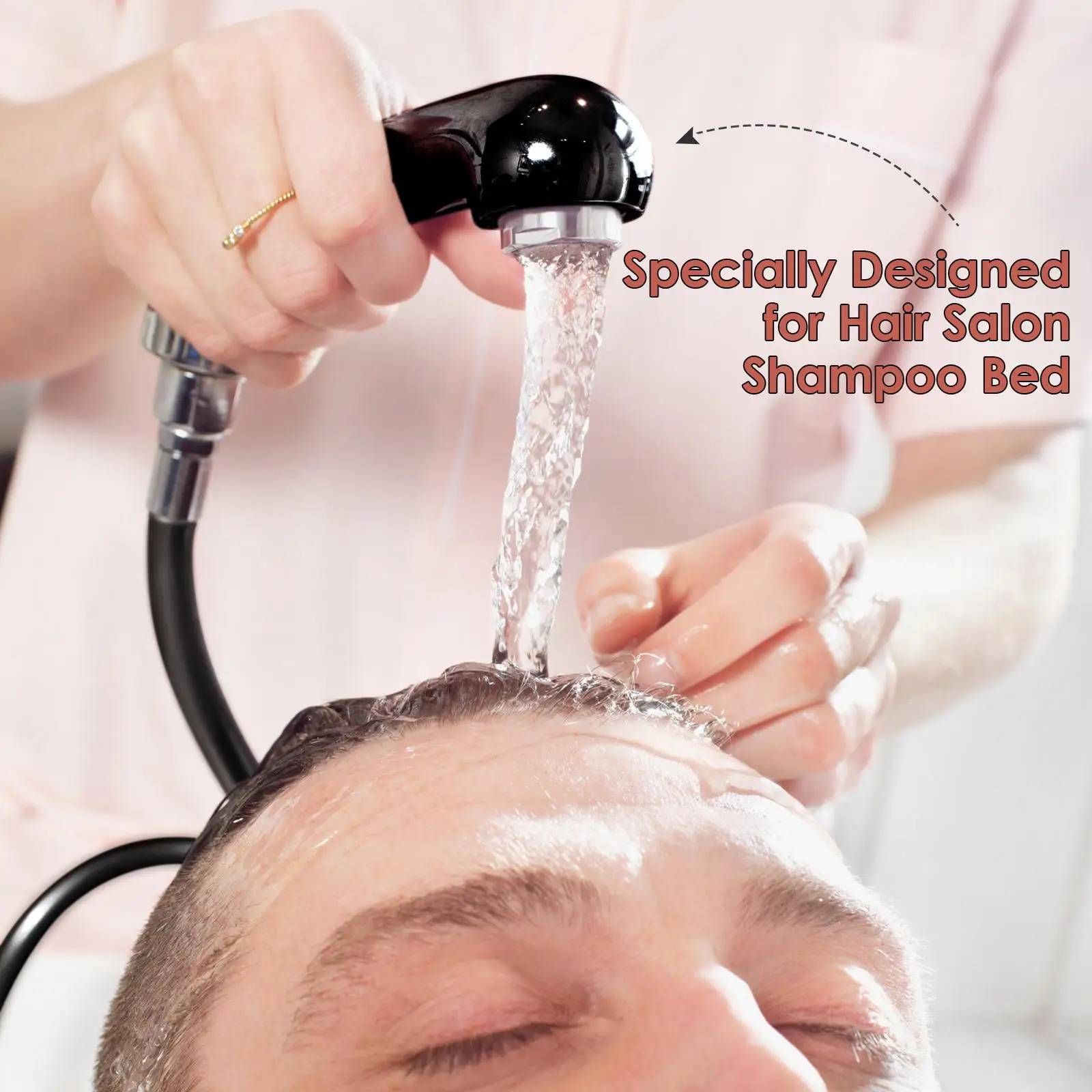 Flexible Shower Pipe Tube Sprayer Removable Plumbing Hose for Kitchen Faucet Bathroom Sink