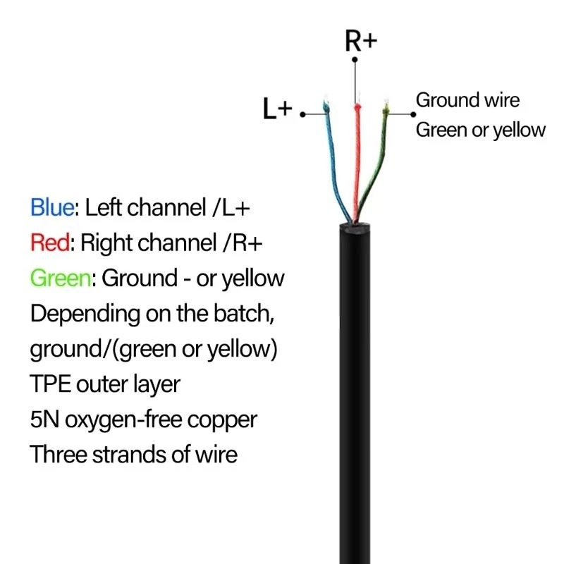 Cài đặt dây nghe 6.5mm Cài đặt dễ dàng cho DT770 DT880 DT990 MDR-7506 CD900 M20X M30X AD500X A550Z AD900X DT440 Sale tốt