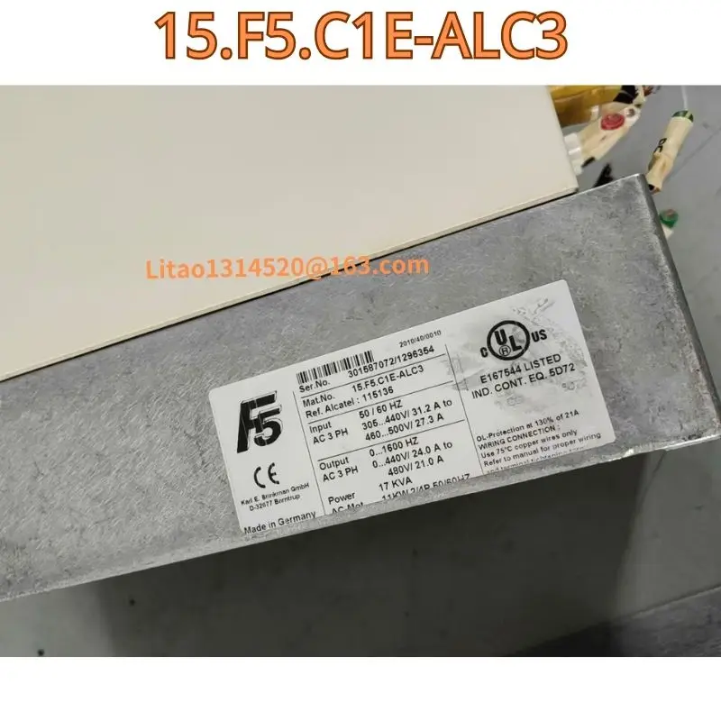 Second hand frequency converter 15.F5-C1E-ALC3 function test OK, fast delivery