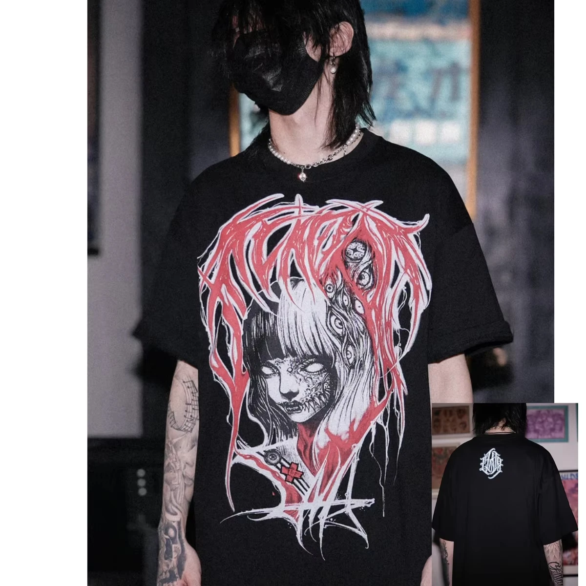 2026 New Cool Hot West Coast Chicano Tattoo Art Retro Style Summer Casual T-Shirt Men's and Women's Luxury Brand Top