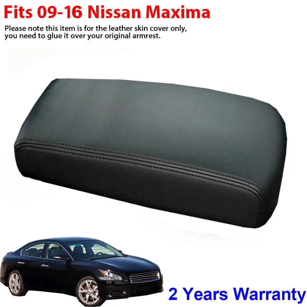 Almofada da Caixa do Apoio do Braço do Carro, Controle Central, Almofada do Apoio do Braço, Cotovelo Interior, Nissan Maxima, 1X, 2009-2019