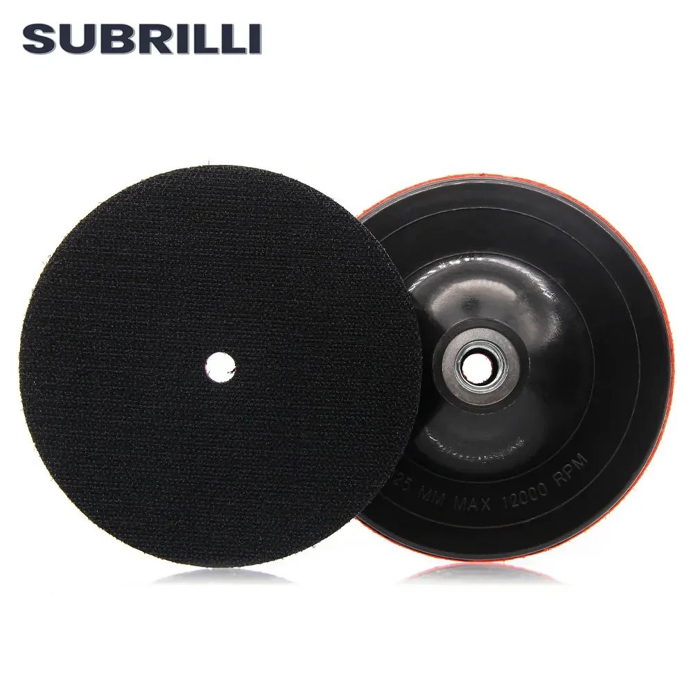 Plastic Backer Pads 5 Inch 10pcs M14 Thread For Angle Grinder Car Polishing Stone Diamond Polishing Pad Holder Abrasive Tool